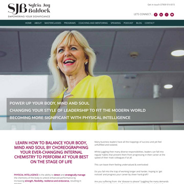 Sylvia Baldock coach and consultant website