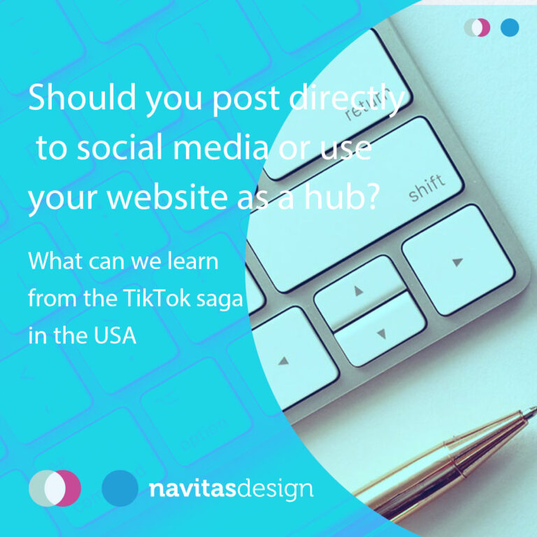 Should you post your content on social media or your website text