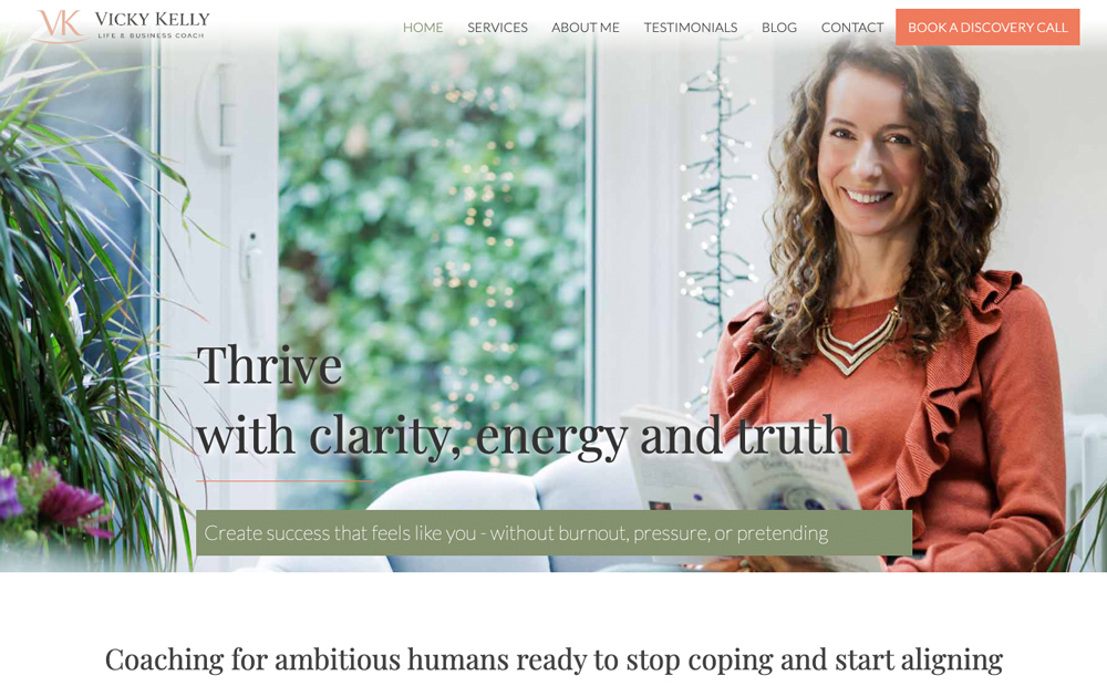 Vicky Kelly Website