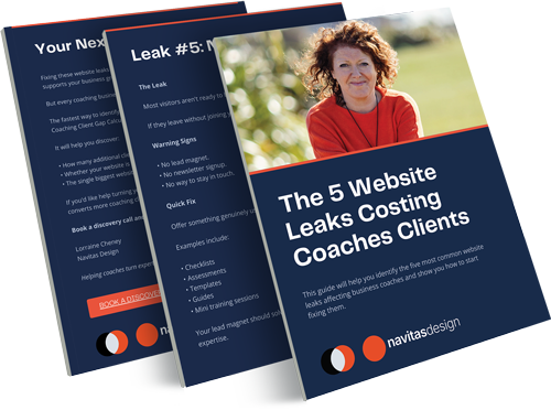 Image of 5 website leaks costing coaches clients